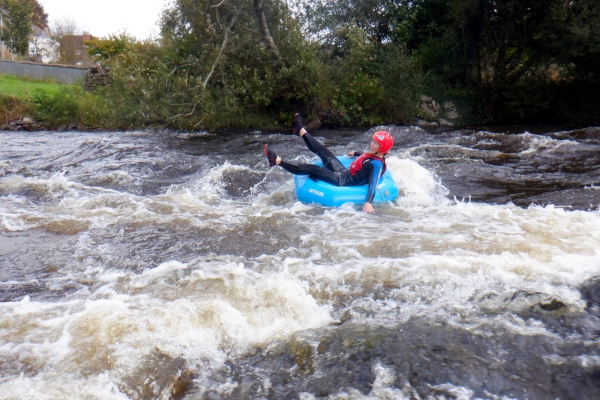 white water tubing family group fun pembrokeshire