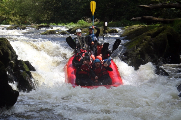 white water rafting family ceredigion